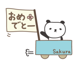 Cute panda sticker for Sakura sticker #15528500