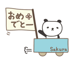 Cute panda sticker for Sakura sticker #15528500