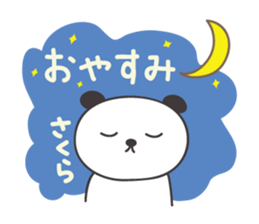 Cute panda sticker for Sakura sticker #15528503