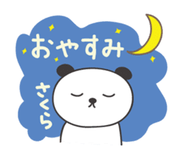Cute panda sticker for Sakura sticker #15528503