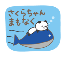 Cute panda sticker for Sakura sticker #15528523