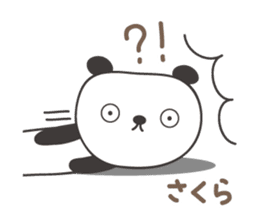 Cute panda sticker for Sakura sticker #15528534