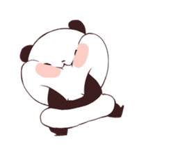 Yururin panda moving sticker #15528648