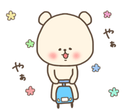 Spring bear sticker sticker #15529626