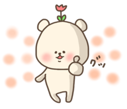 Spring bear sticker sticker #15529628