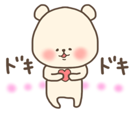 Spring bear sticker sticker #15529631