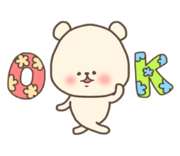 Spring bear sticker sticker #15529634