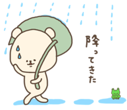 Spring bear sticker sticker #15529648