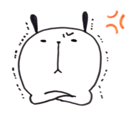 The white dog TARO sticker #15530486