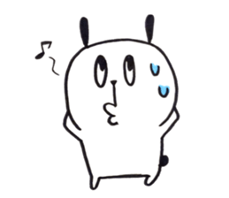 The white dog TARO sticker #15530493