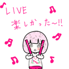 idol otaku-chan6 -DEEP PINK- sticker #15530533