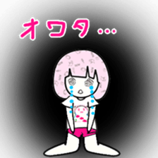 idol otaku-chan6 -DEEP PINK- sticker #15530541