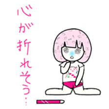 idol otaku-chan6 -DEEP PINK- sticker #15530542