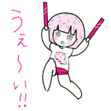 idol otaku-chan6 -DEEP PINK- sticker #15530544