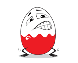 Funny Egg Emoticons, Animated sticker #15530627