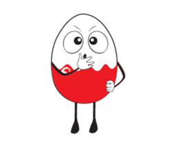 Funny Egg Emoticons, Animated sticker #15530634