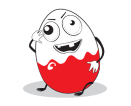 Funny Egg Emoticons, Animated sticker #15530636