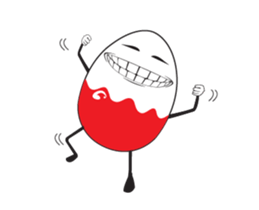 Funny Egg Emoticons, Animated sticker #15530641