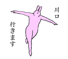 Rabbit's name is Kawaguchi sticker #15530789