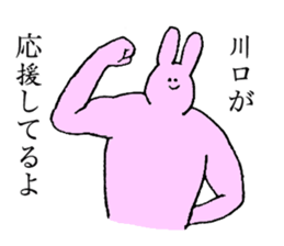 Rabbit's name is Kawaguchi sticker #15530792