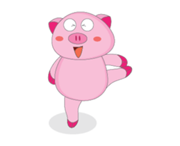 Love Yoga Plump Pink Animate sticker #15530950