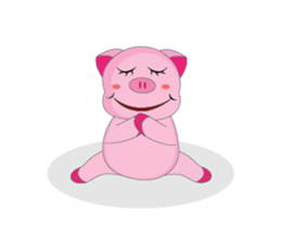 Another Love Yoga Plump Pink Animate sticker #15531269