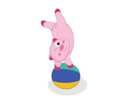 Another Love Yoga Plump Pink Animate sticker #15531270