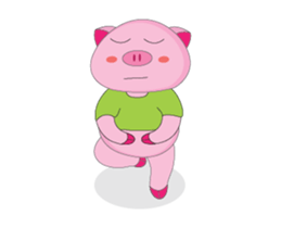 Another Love Yoga Plump Pink Animate sticker #15531278