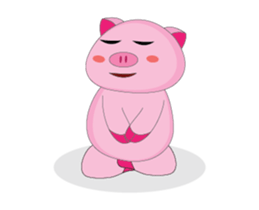 Another Love Yoga Plump Pink Animate sticker #15531285