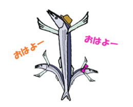 Parent and child of moving Saury sticker #15531373