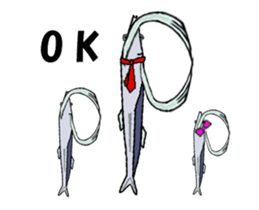 Parent and child of moving Saury sticker #15531375