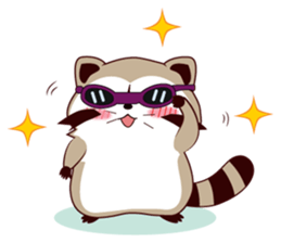 North American Raccoon (V6) sticker #15532420