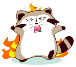 North American Raccoon (V6) sticker #15532423