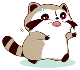 North American Raccoon (V6) sticker #15532424