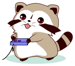 North American Raccoon (V6) sticker #15532434