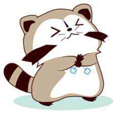 North American Raccoon (V6) sticker #15532435