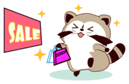 North American Raccoon (V6) sticker #15532438