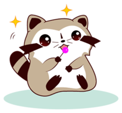 North American Raccoon (V6) sticker #15532451