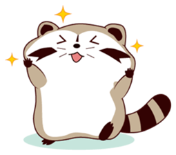North American Raccoon (V6) sticker #15532452
