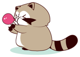 North American Raccoon (V6) sticker #15532454