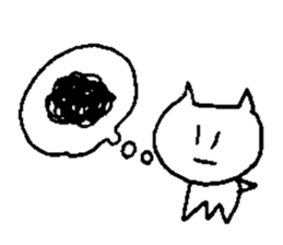 lazy neko sticker #15532927