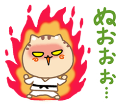 THE CAT LOVES JUDO sticker #15533541