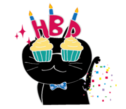 Black Cat [ver.Eng] sticker #15533779