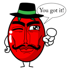 Tomato-Man sticker #15534103