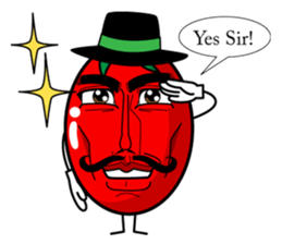 Tomato-Man sticker #15534105