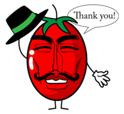Tomato-Man sticker #15534108
