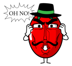 Tomato-Man sticker #15534110