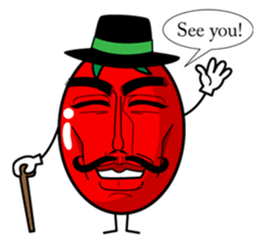 Tomato-Man sticker #15534113