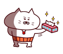 Kansai dialect Uncle cat part15 sticker #15534293