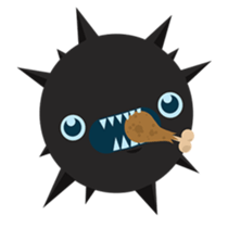 Doodle party sticker #15534556